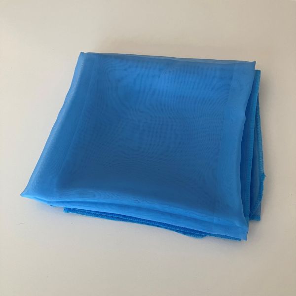 Blue canvas in polyester for food cm. 120x145